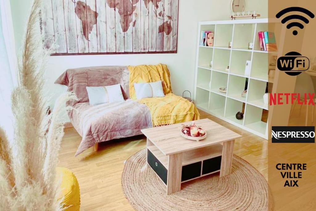Appartement T2 Aixois Centre-clim-netflix *